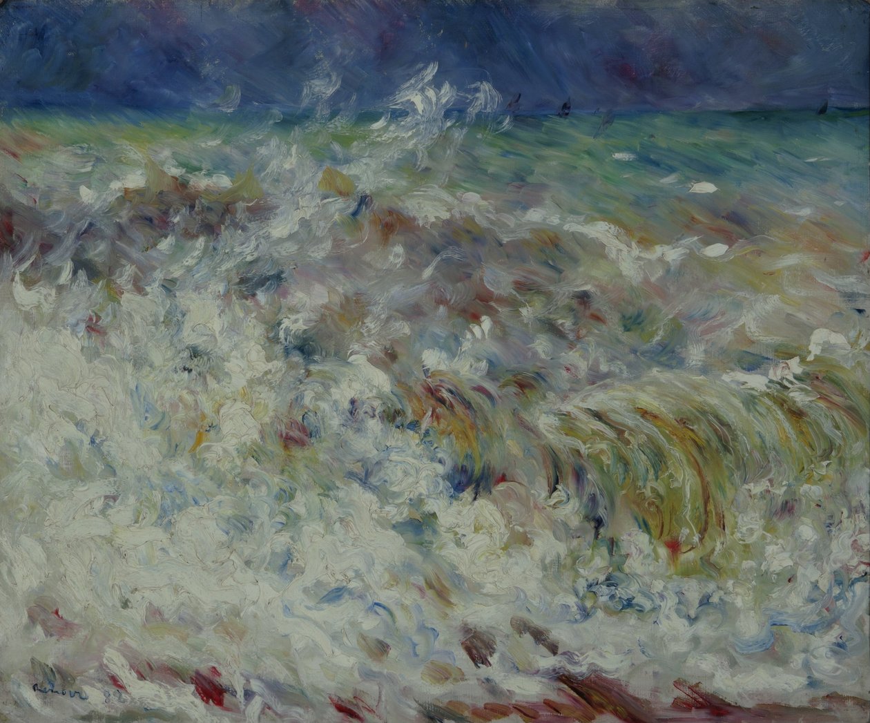 Vågen av Pierre Auguste Renoir