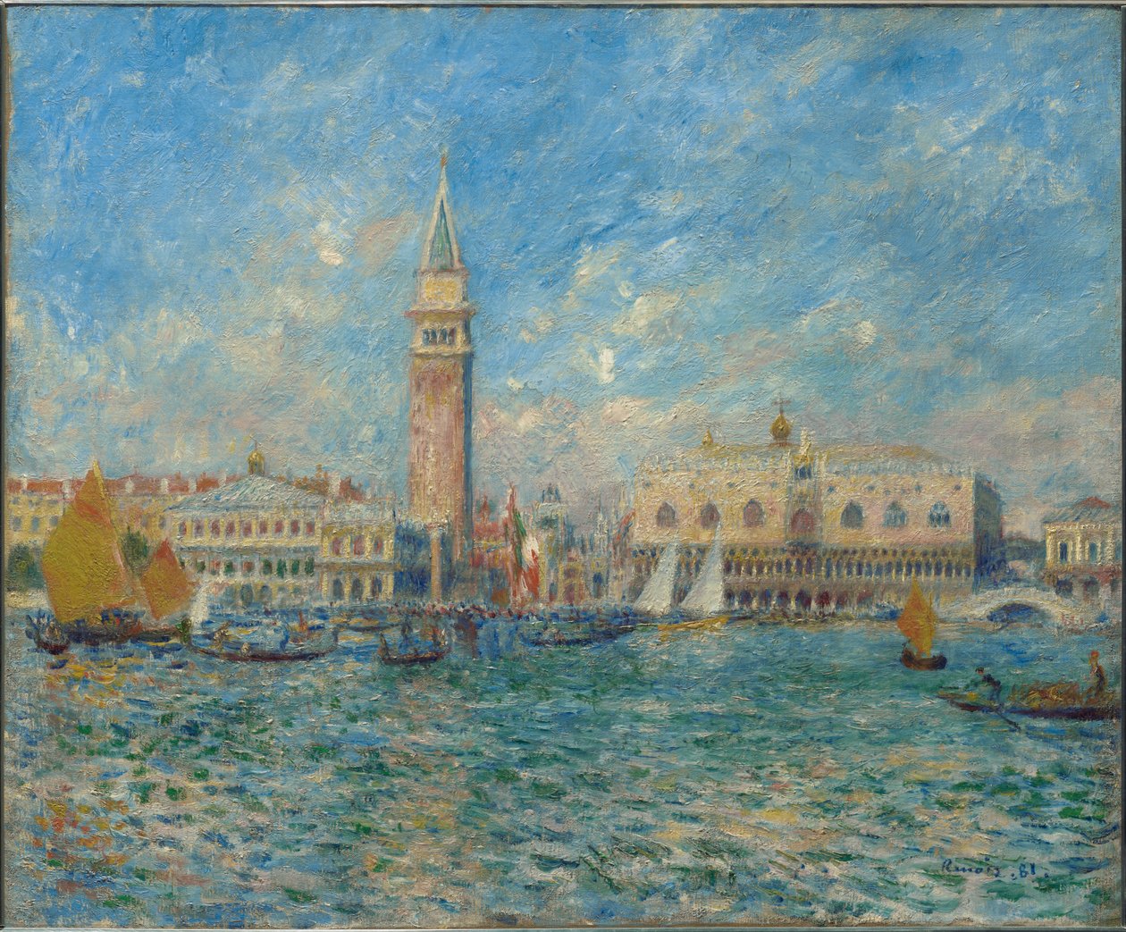 Venedig, Dogepalatset av Pierre-Auguste Renoir