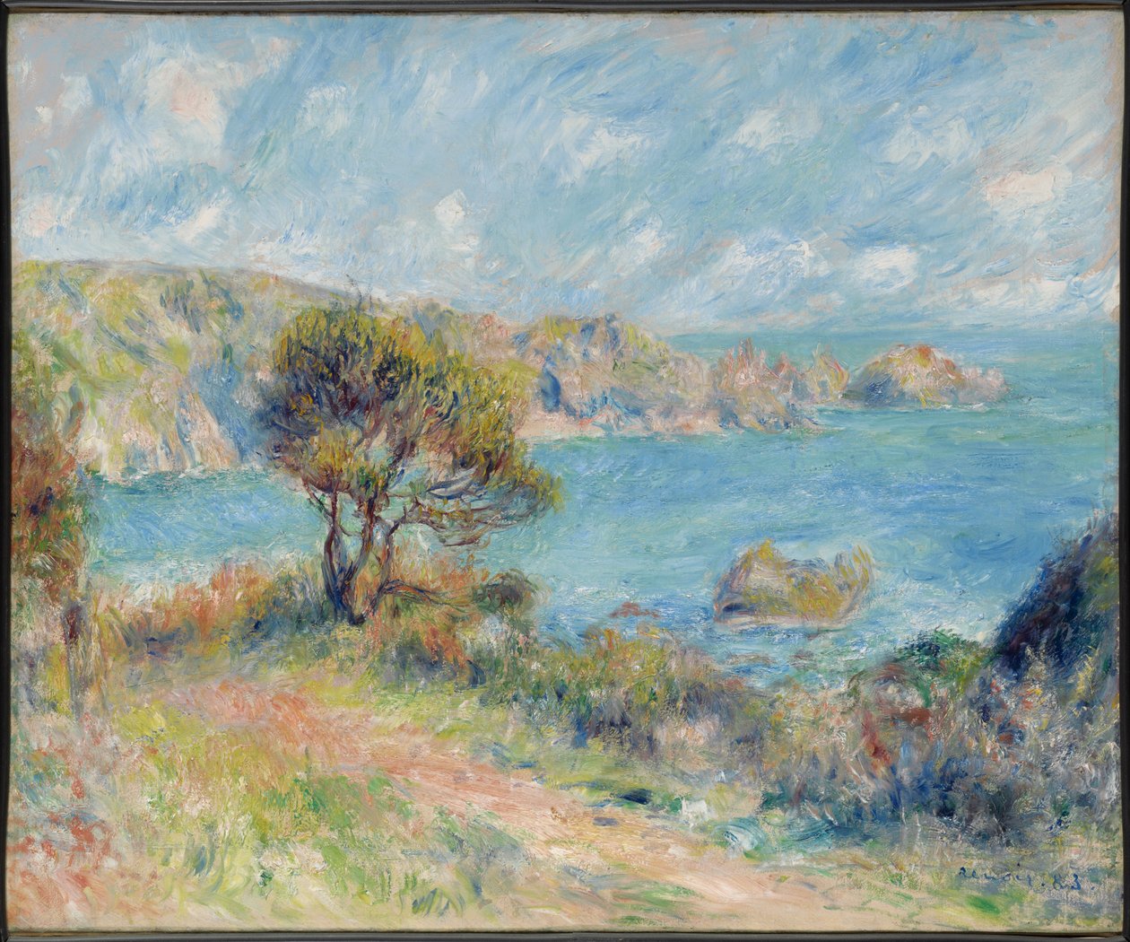 Utsikt över Guernsey av Pierre-Auguste Renoir
