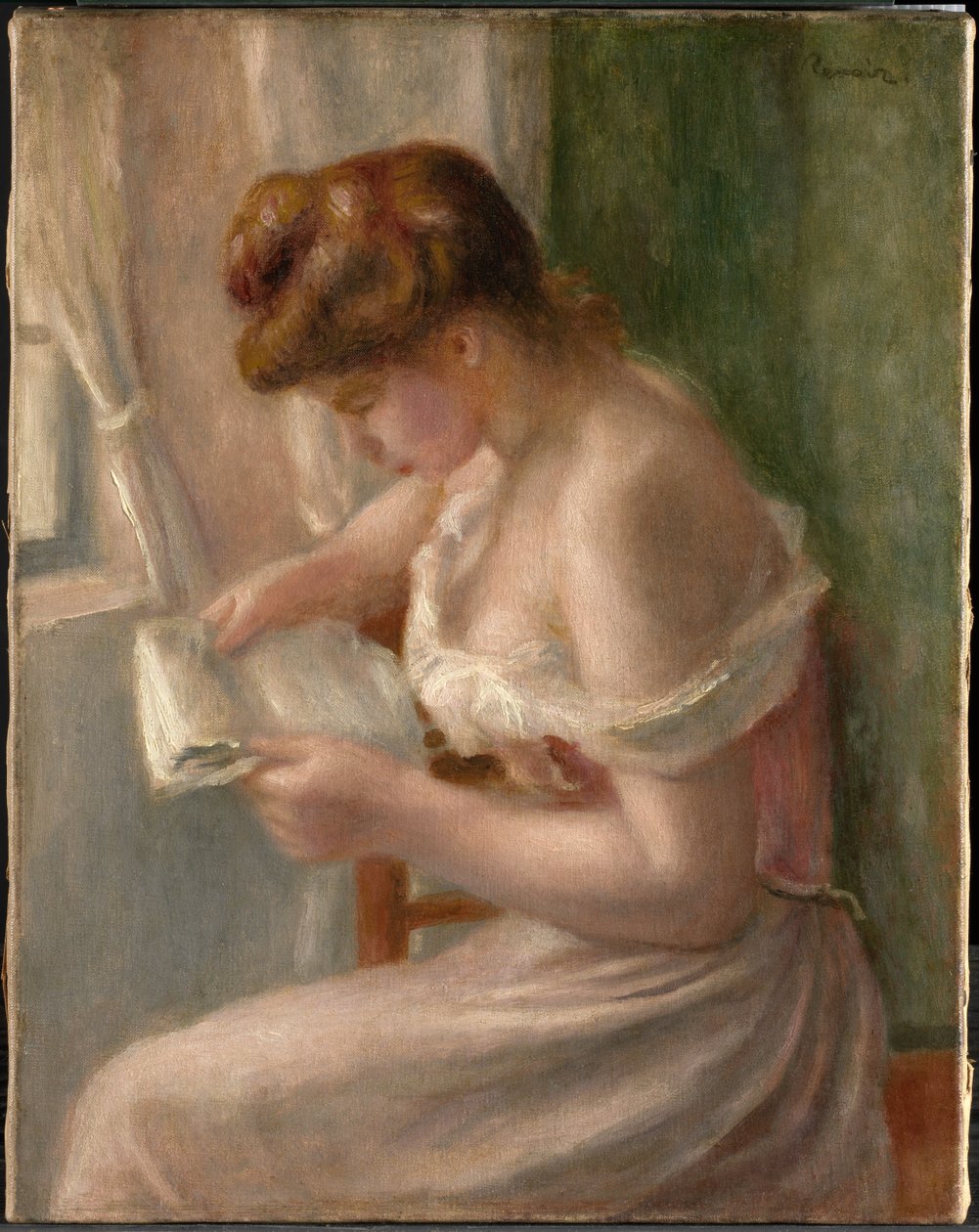 Läsande kvinna av Pierre-Auguste Renoir