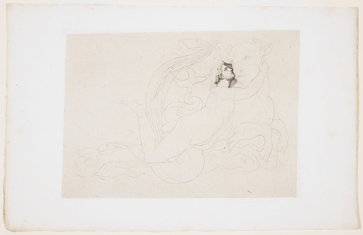 Bortförandet av Europa av Pierre Paul Prudhon