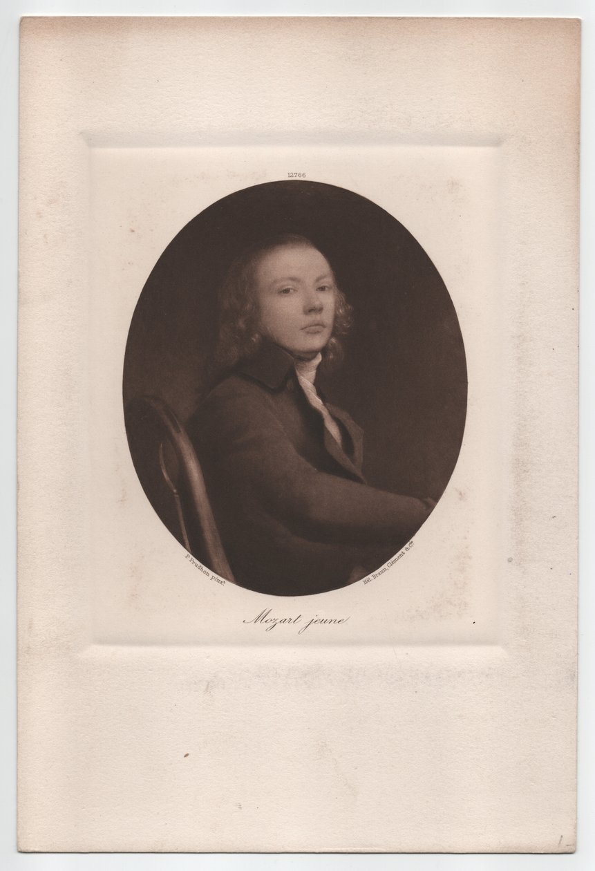 Unge Mozart (ca 1900, illustration) av Pierre Paul Prud