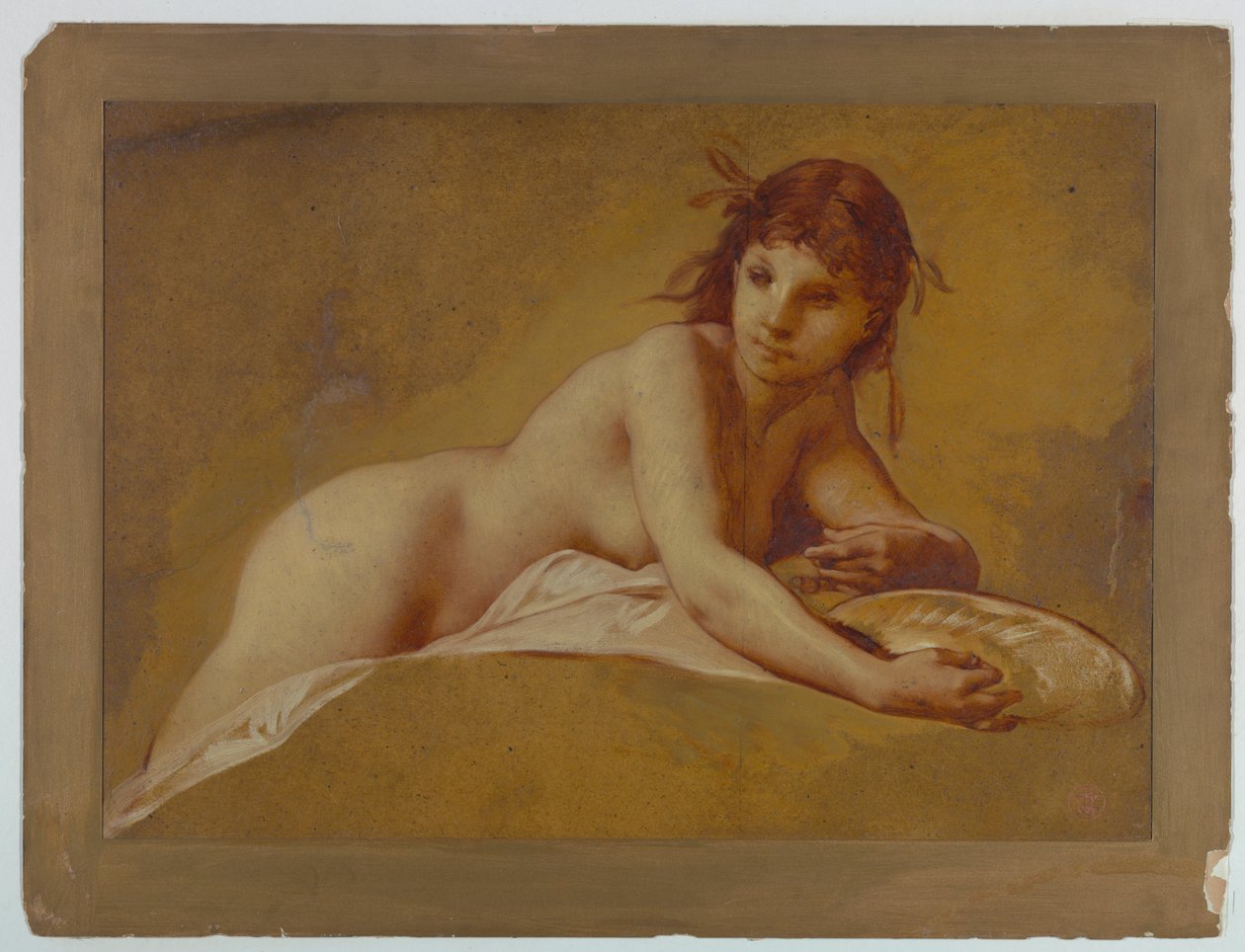 Teckning (Frankrike), slutet av 1800-talet av Pierre-Victor Galland