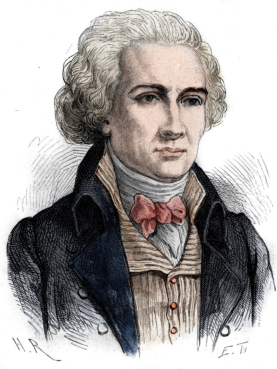 Porträtt av Jean Etienne Marie Portalis. Fransk jurist och politiker (1746 -1807) baserad på Pierre Gautherots målning. av Pierre (after) Gautherot