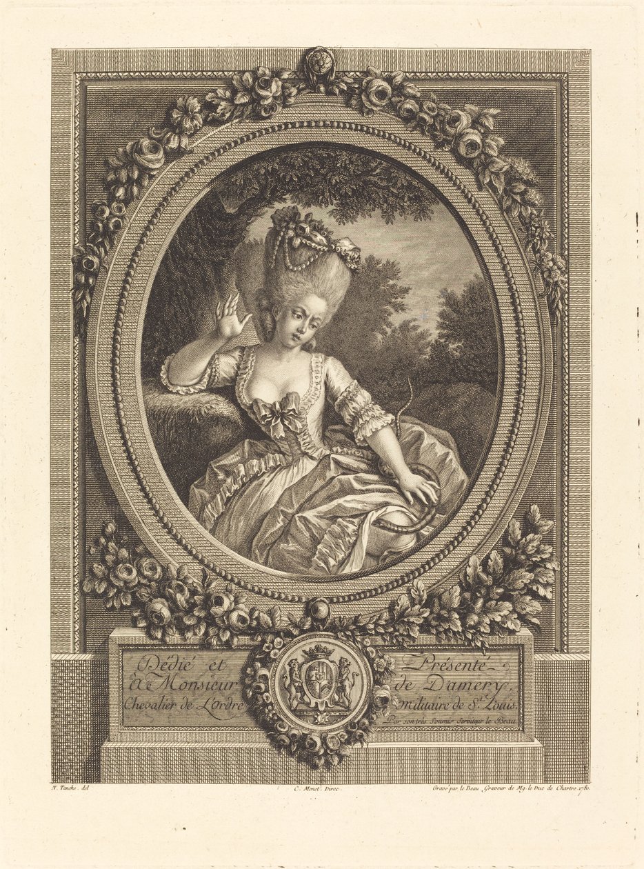 Faran med lundarna av Pierre Adrien Le Beau after Nicolas Tanché