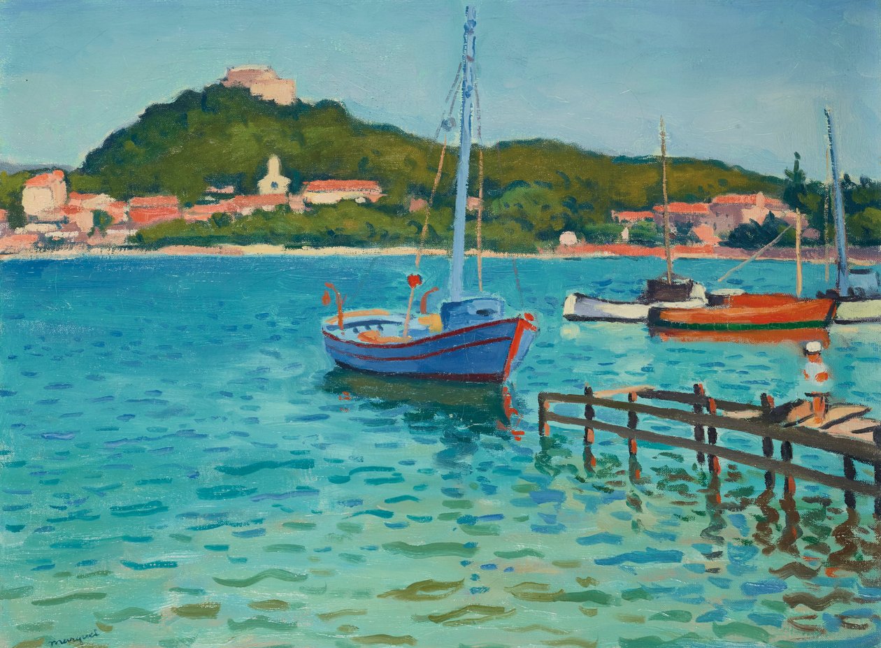 Porquerolles, sommareftermiddag, 1939. av Albert Marquet