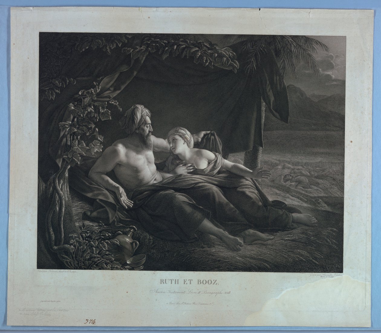 Rut och Boas av Pierre Alexandre Tardieu