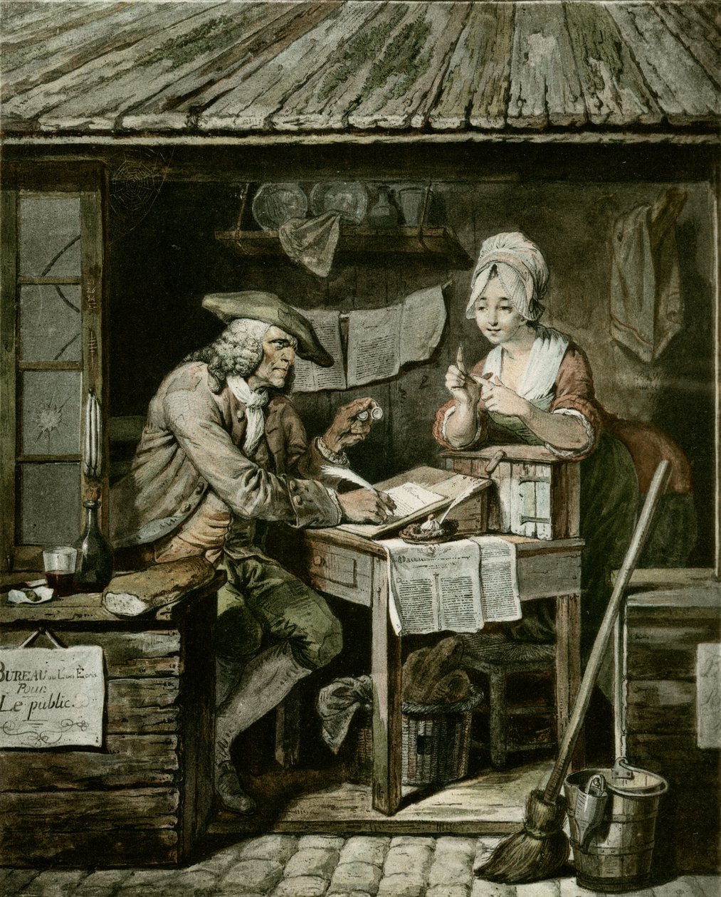Den offentliga skrivaren av Pierre Alexandre Wille