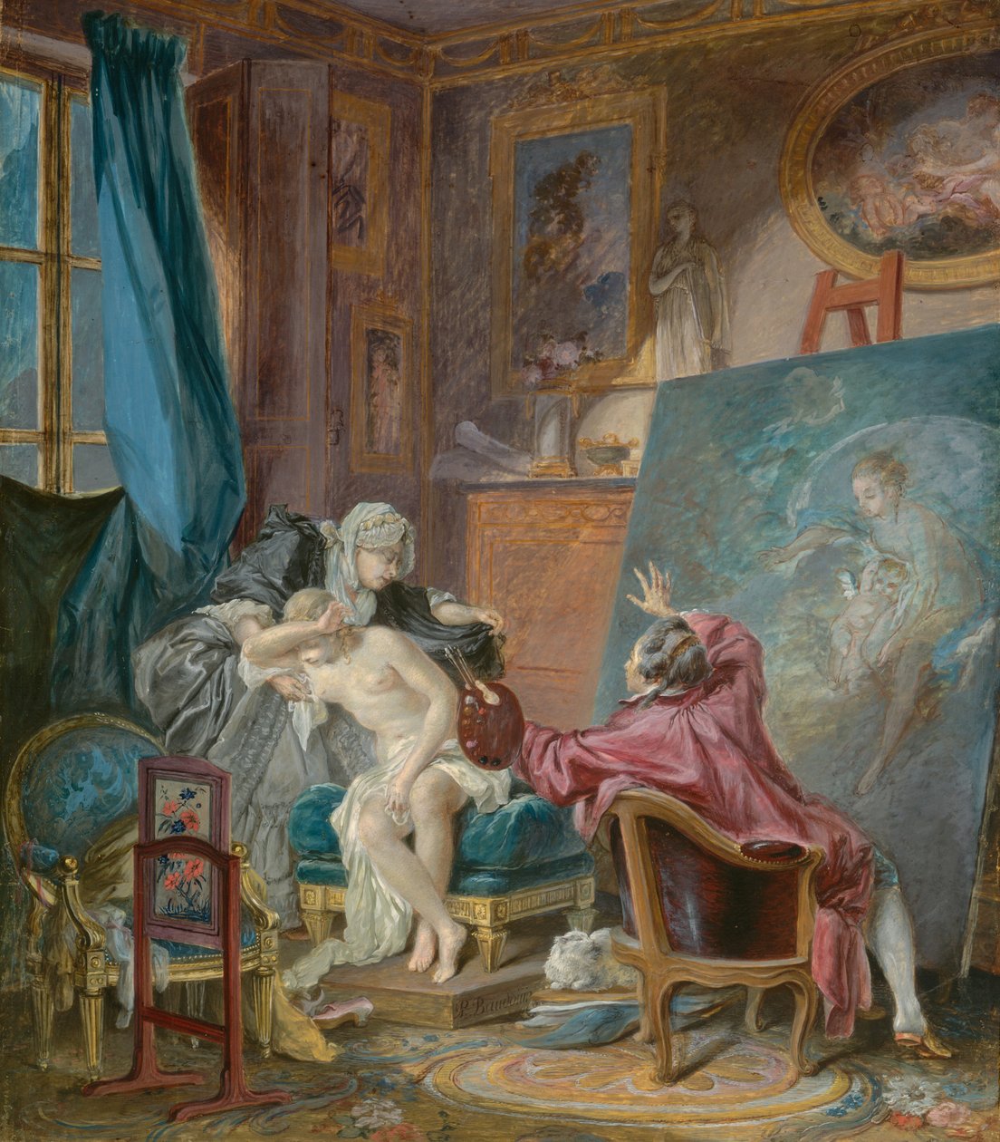 Den ärliga modellen av Pierre Antoine Baudouin