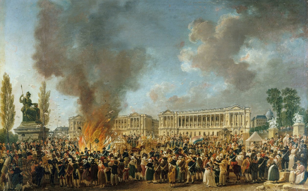 Festivalen för enhet och odelbarhet den 10 augusti 1793, 1793. av Pierre Antoine Demachy