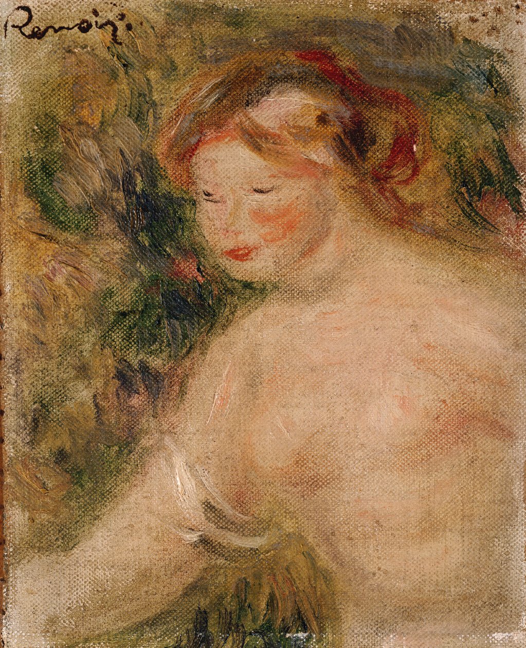 En kvinnlig torso, 1910 av Pierre Auguste Renoir