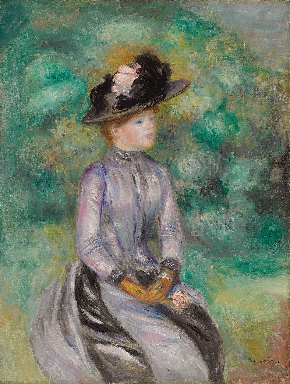 Adrienne, ca 1878 av Pierre Auguste Renoir