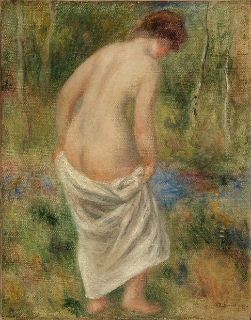 Efter badet av Pierre Auguste Renoir