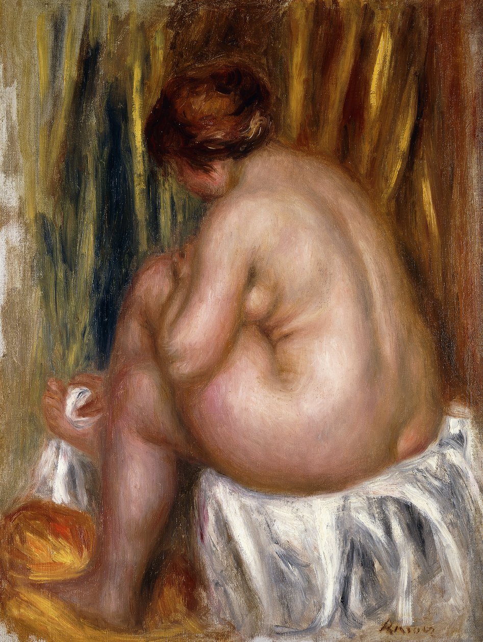 Efter badet av Pierre Auguste Renoir