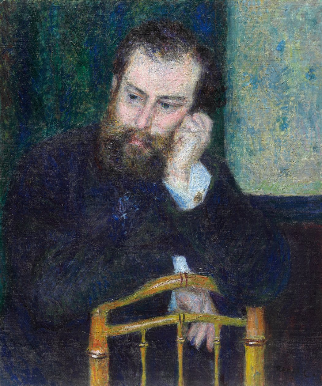 Alfred Sisley av Pierre Auguste Renoir