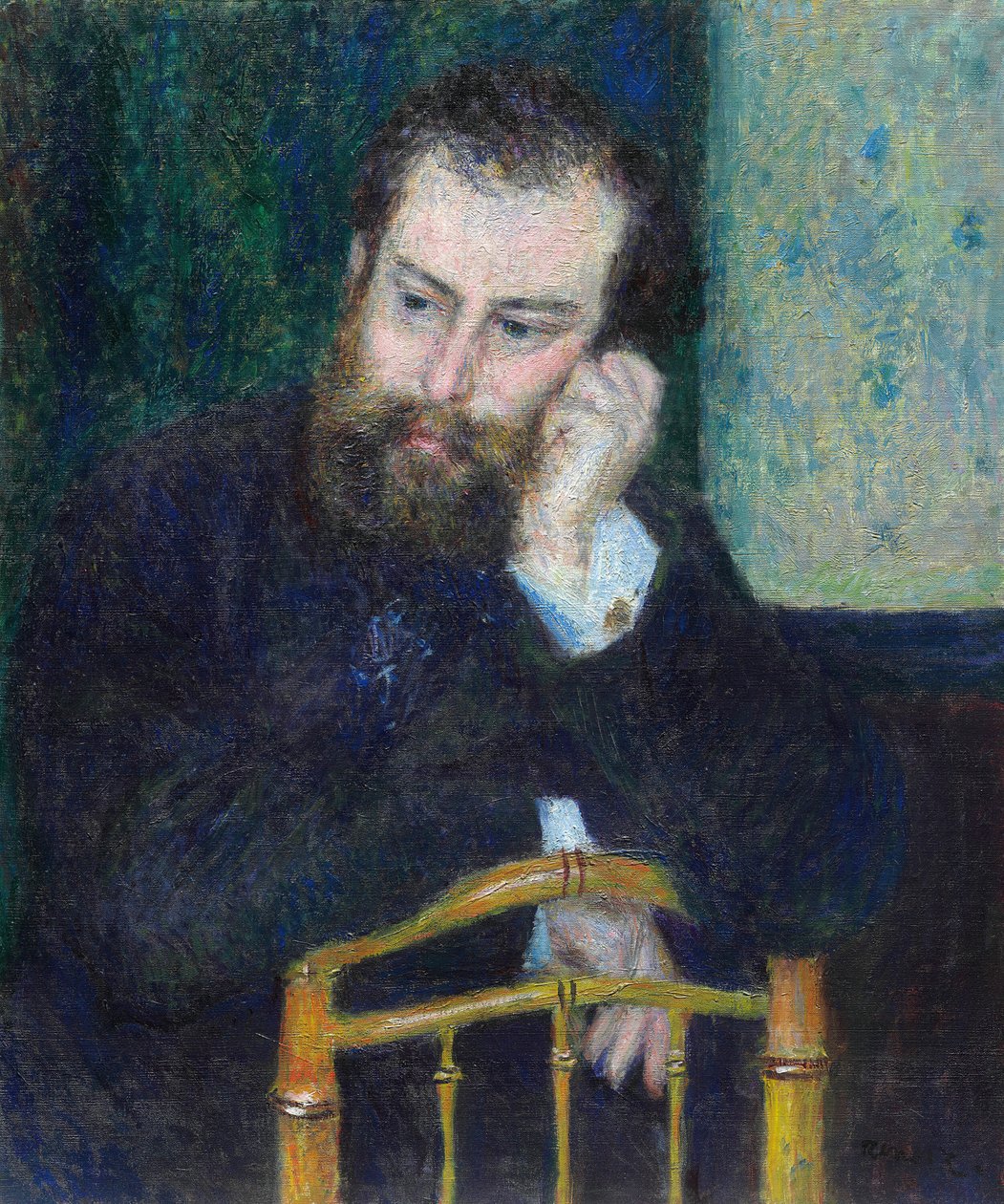 Alfred Sisley, 1876. av Pierre-Auguste Renoir