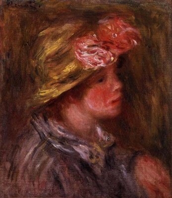 Andree, ca 1917 (olja på duk) av Pierre Auguste Renoir