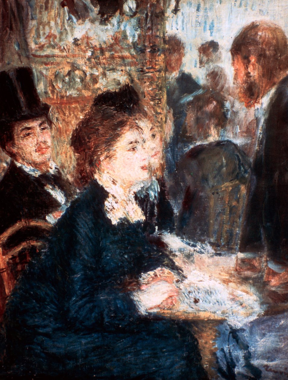 På Caféet, c1877 av Pierre Auguste Renoir