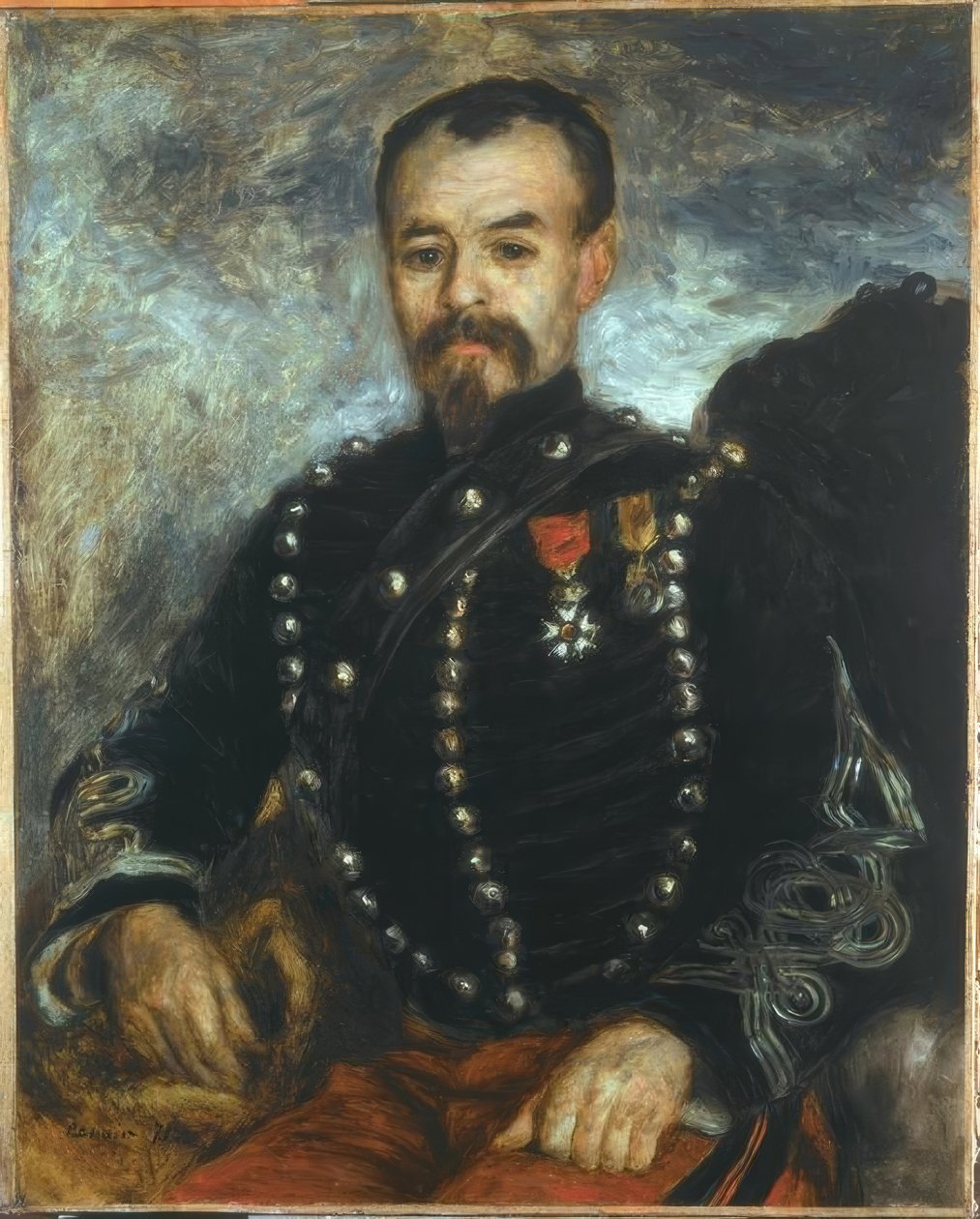 Bildnis kapten Darras av Pierre Auguste Renoir