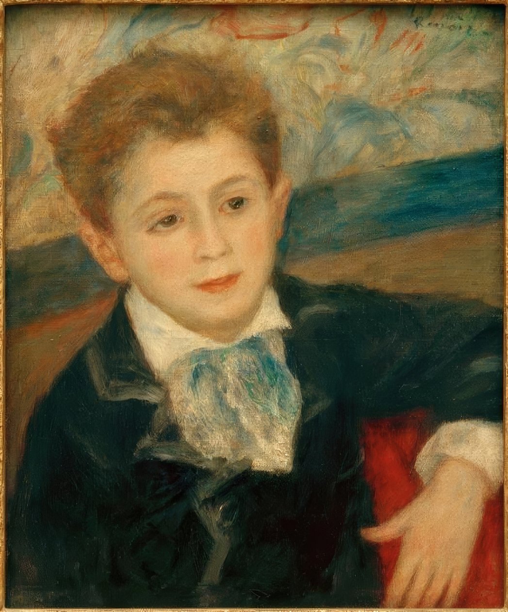Porträtt av Paul Meunier, son till Murer av Pierre Auguste Renoir