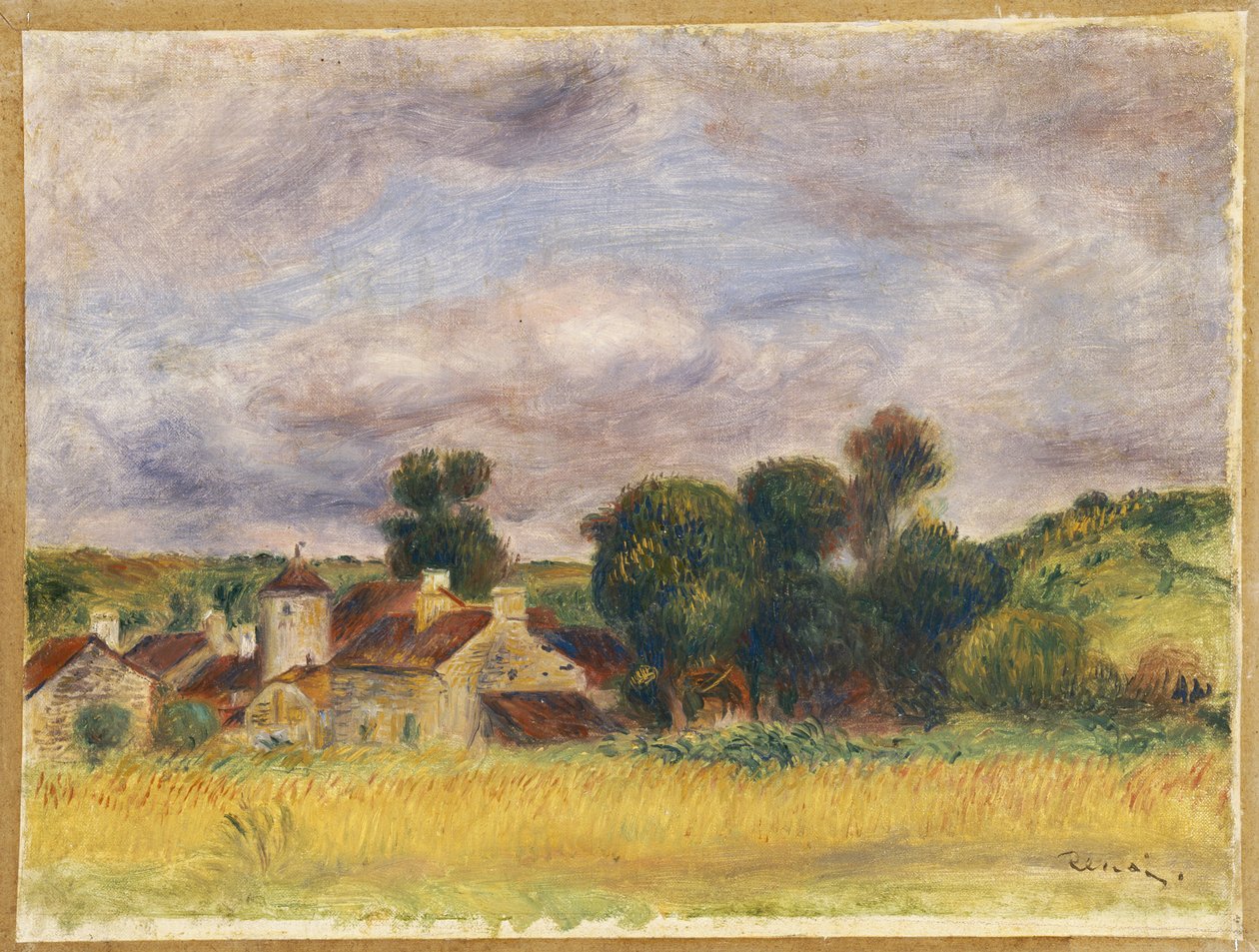 Bretagnes landsbygd, ca 1892 av Pierre Auguste Renoir