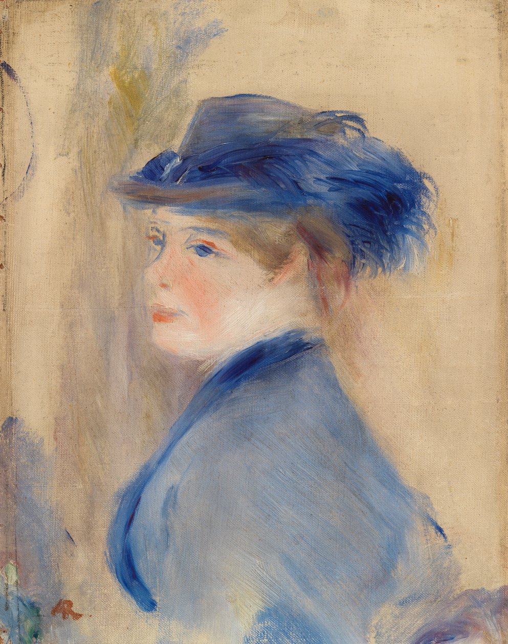 Byst av en kvinna (Buste de femme) av Pierre Auguste Renoir