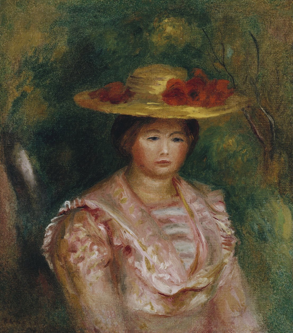 Byst av en kvinna av Pierre Auguste Renoir