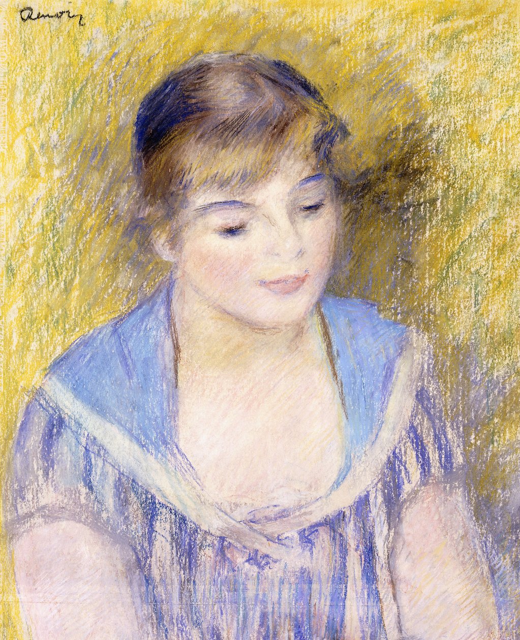 Byst av en kvinna, av Pierre Auguste Renoir
