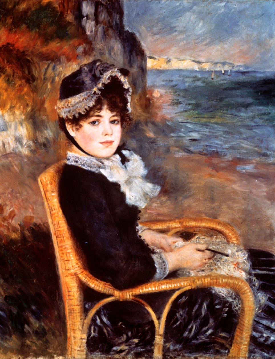 Vid havet, 1883 av Pierre Auguste Renoir
