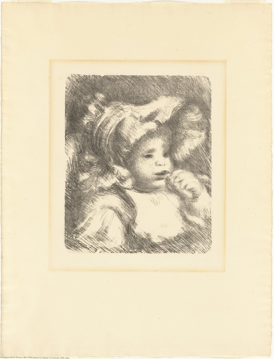 Barn med en kex (Jean Renoir) av Pierre Auguste Renoir
