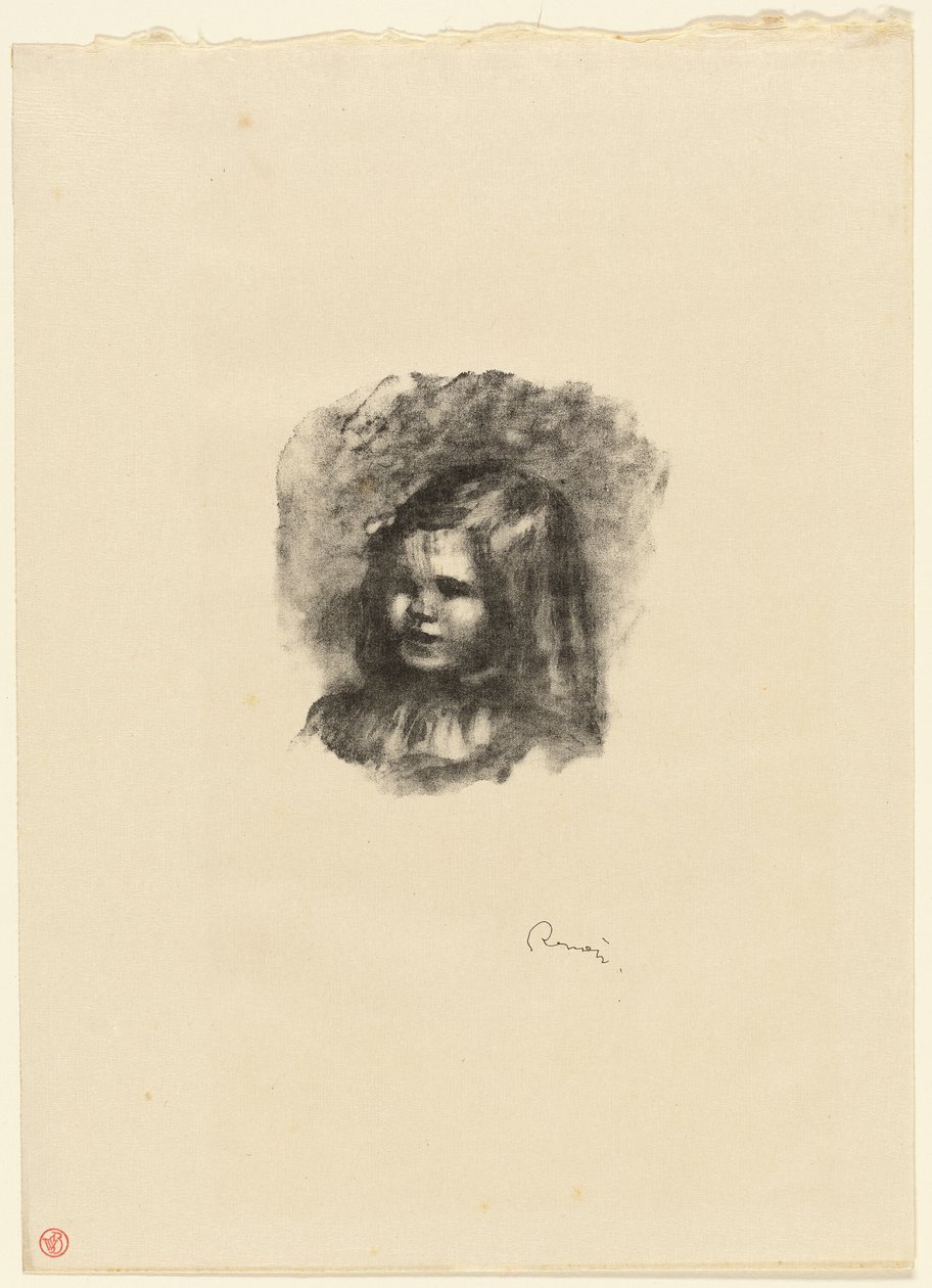 Claude Renoir, Vänstervänd av Pierre Auguste Renoir