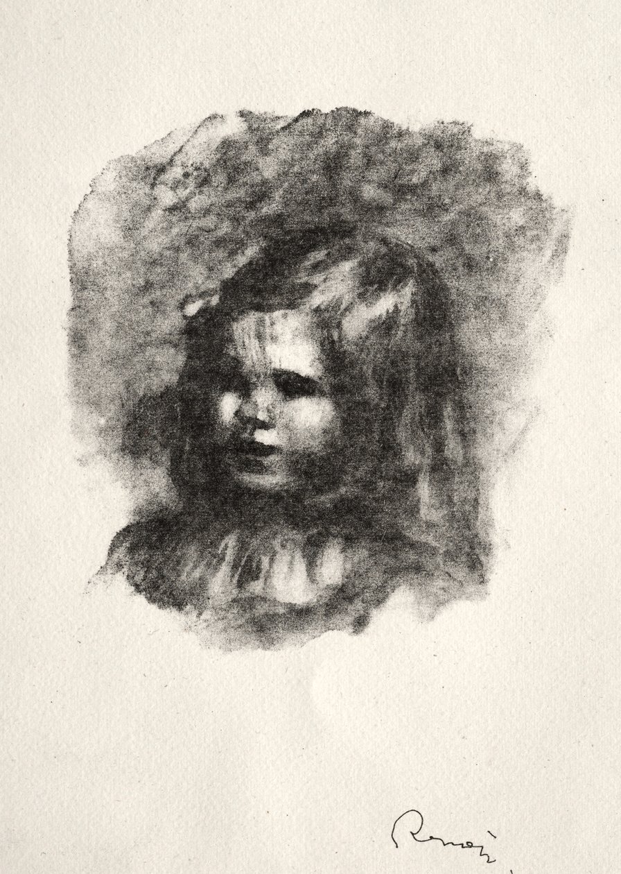 Claude Renoir, Vänstervänd av Pierre Auguste Renoir