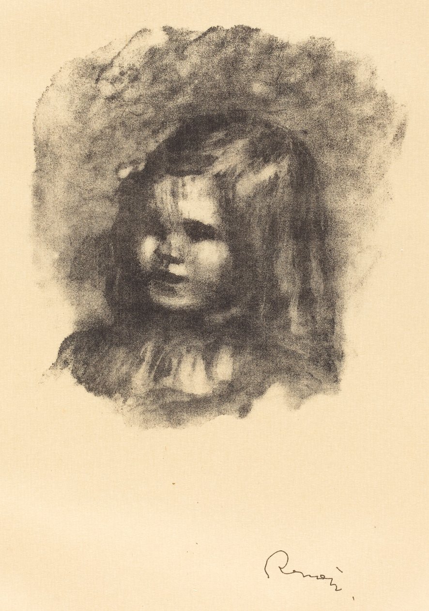 Claude Renoir, svängde vänster Claude Renoir, svänger vänster, 1904. av Pierre Auguste Renoir
