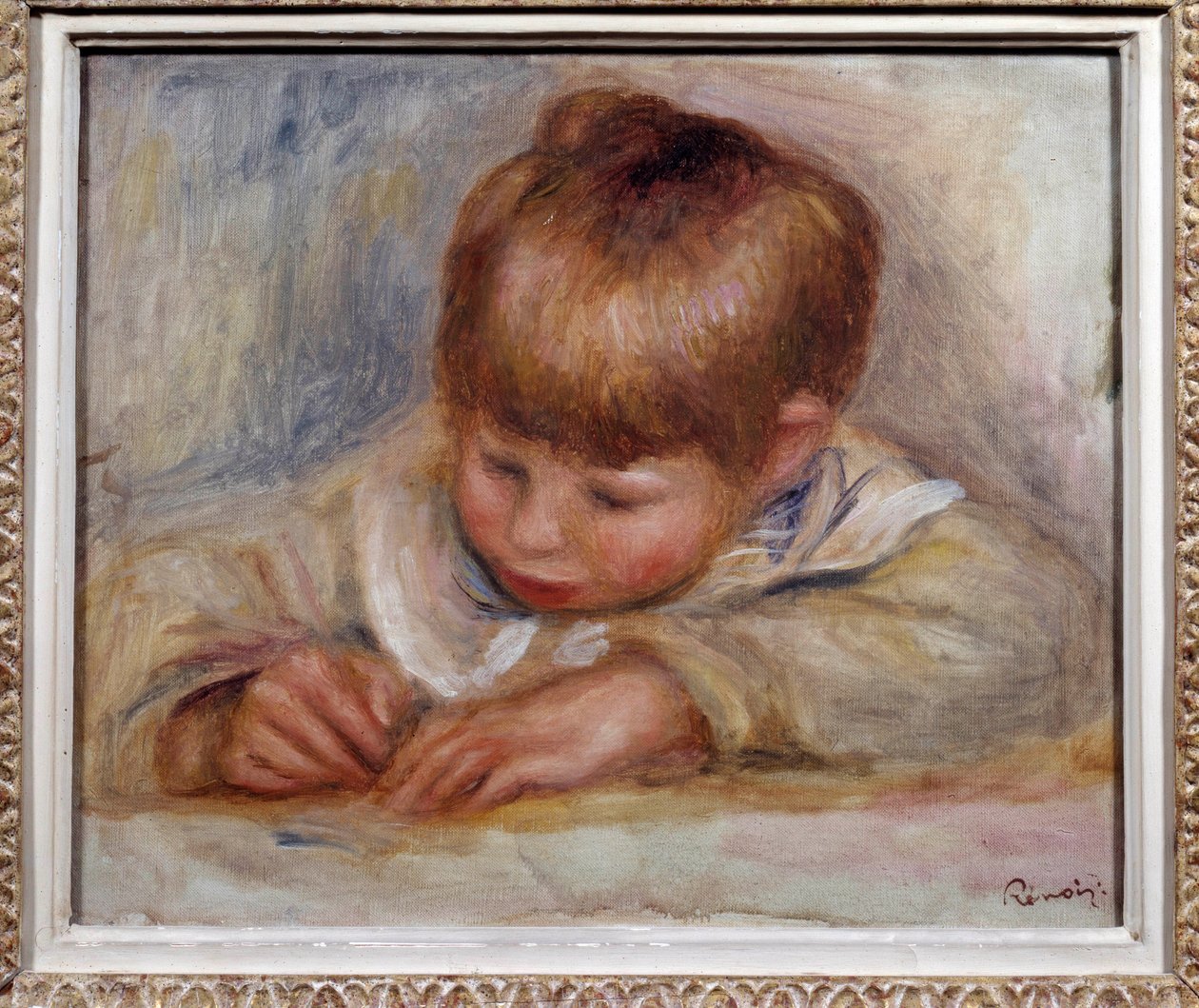 Coco-författare Målning av Pierre Auguste Renoir (1841-1919). 1906. Dim. 0,29 x 0,37 m. Lyon, Museum of Fine Arts av Pierre Auguste Renoir