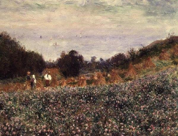 Landsbygden vid Berneval av Pierre Auguste Renoir