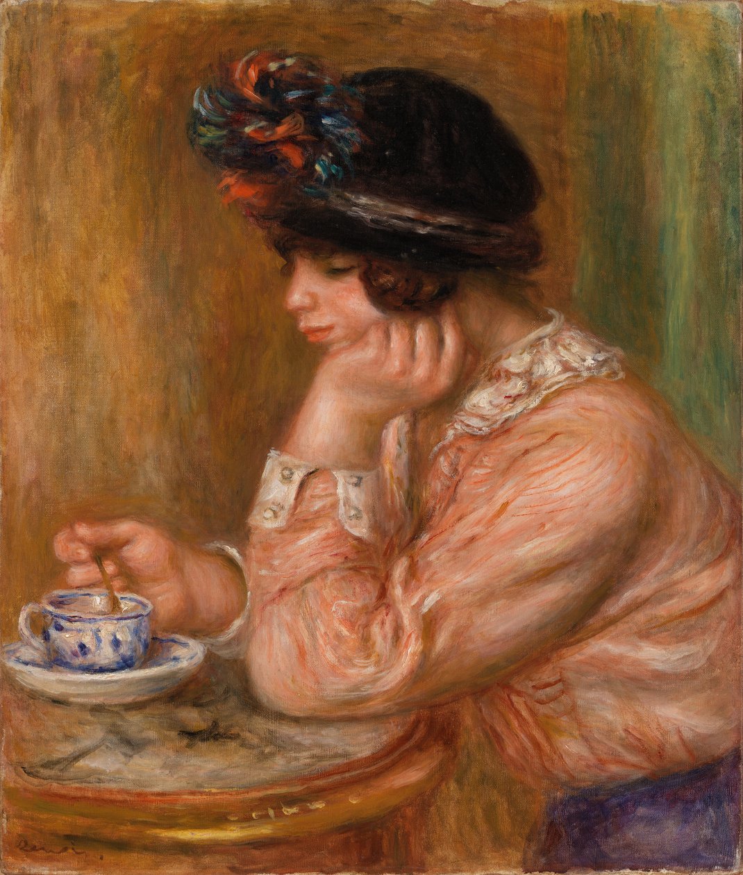 Kopp choklad av Pierre Auguste Renoir
