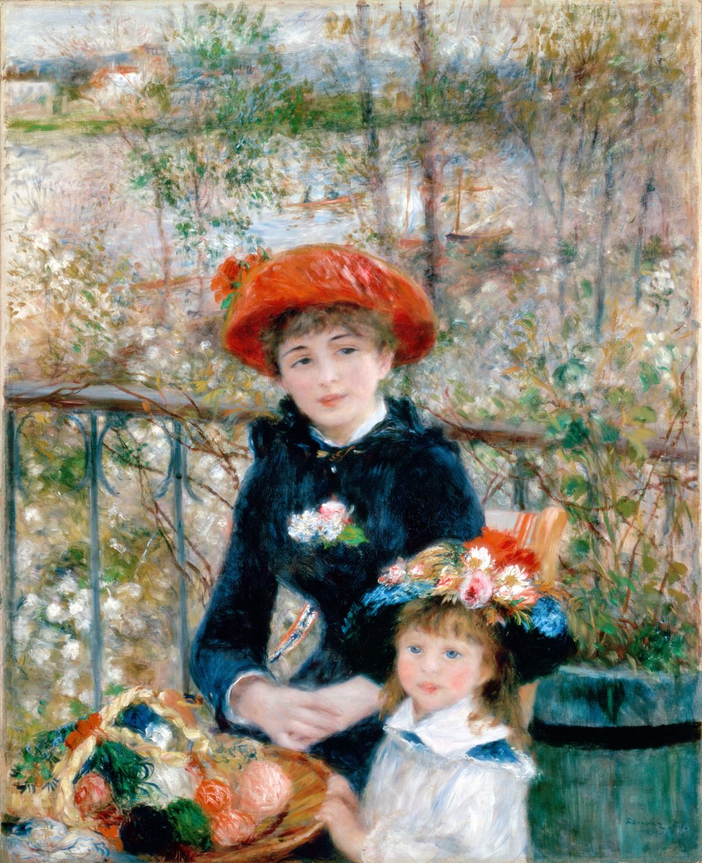 Deutsch: Auf der Terrasse Svenska: På terrassen Français: På terrassen av Pierre Auguste Renoir