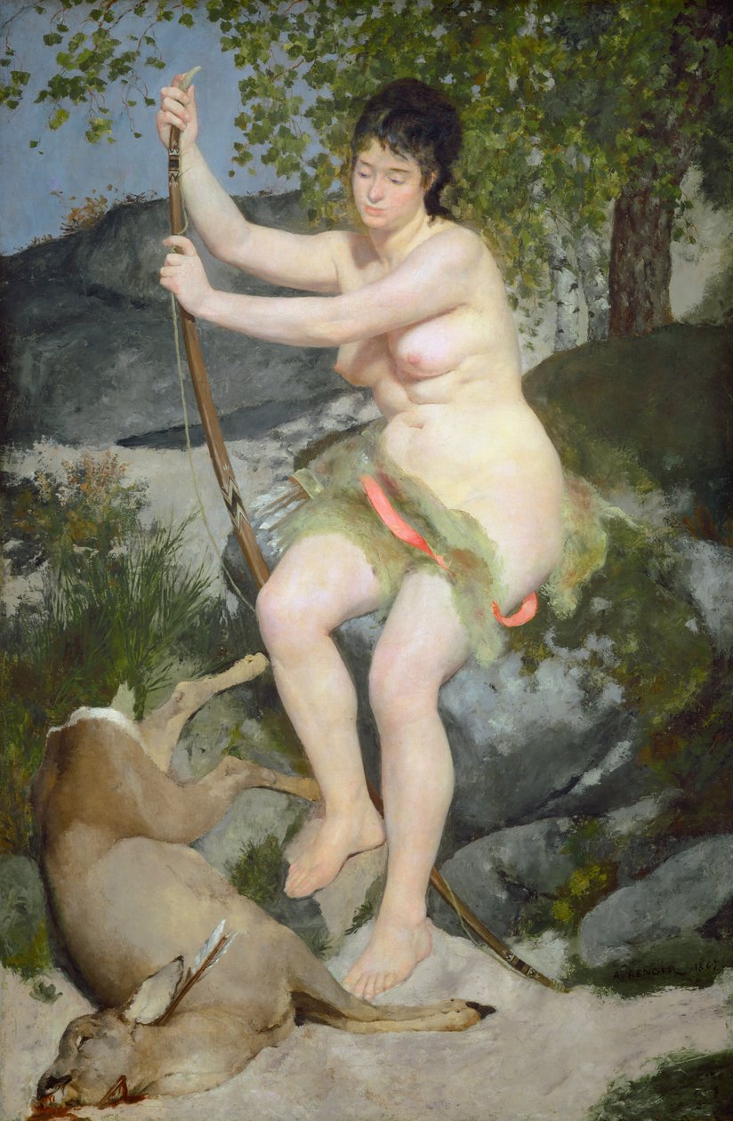Diana, 1867. av Pierre Auguste Renoir