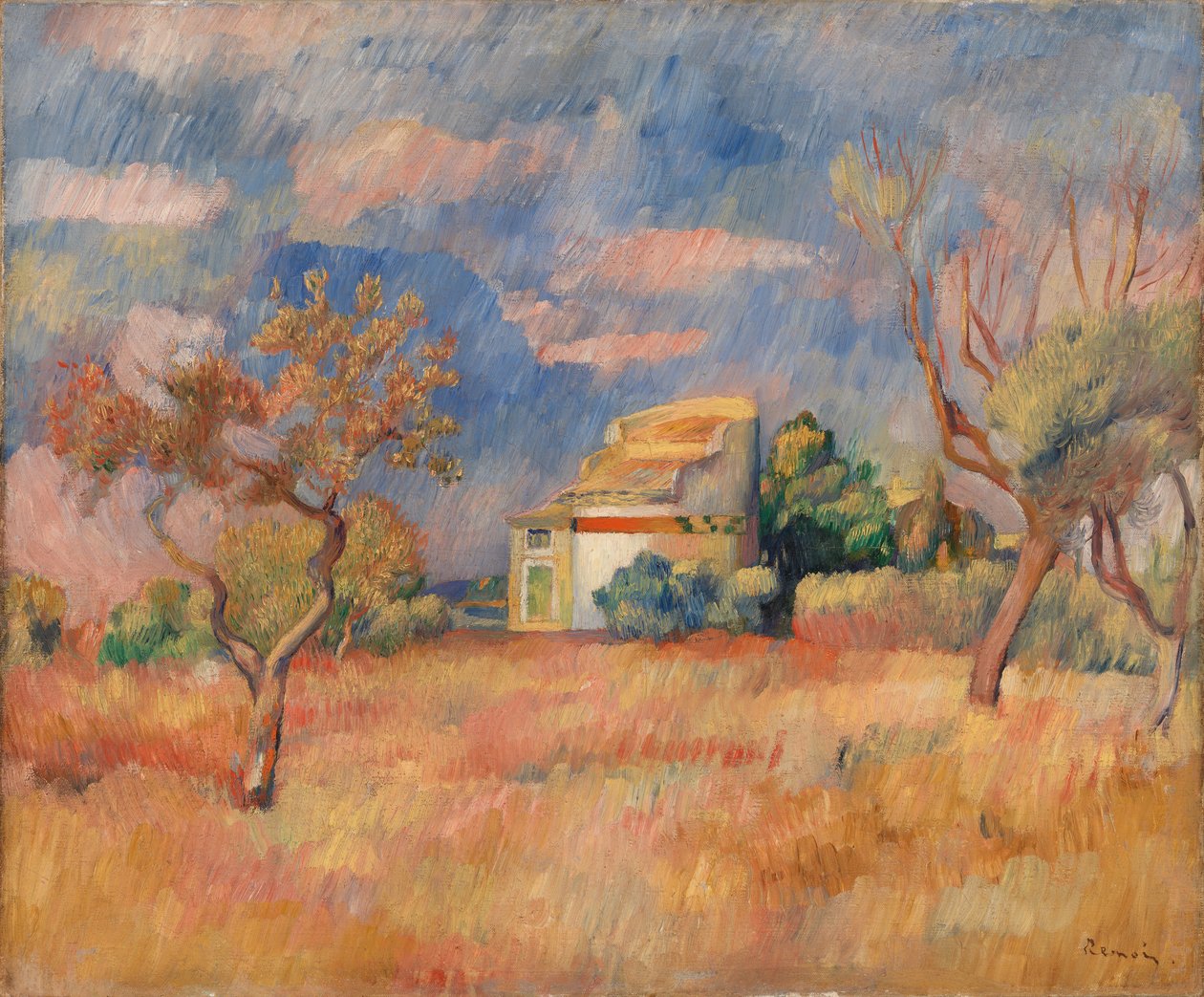Duvslag vid Bellevue (Pigeonnier de Bellevue) av Pierre Auguste Renoir