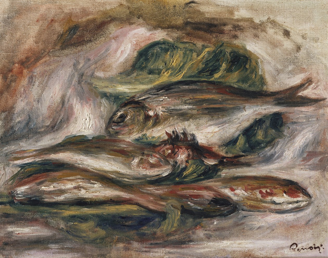 Fisk, ca 1919 av Pierre Auguste Renoir
