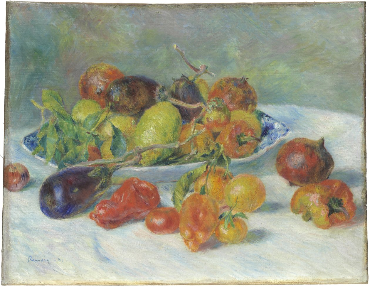 Frukter av Midi, 1881 av Pierre Auguste Renoir