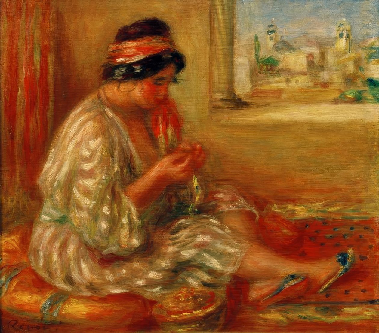 Gabrielle på algeriska av Pierre Auguste Renoir