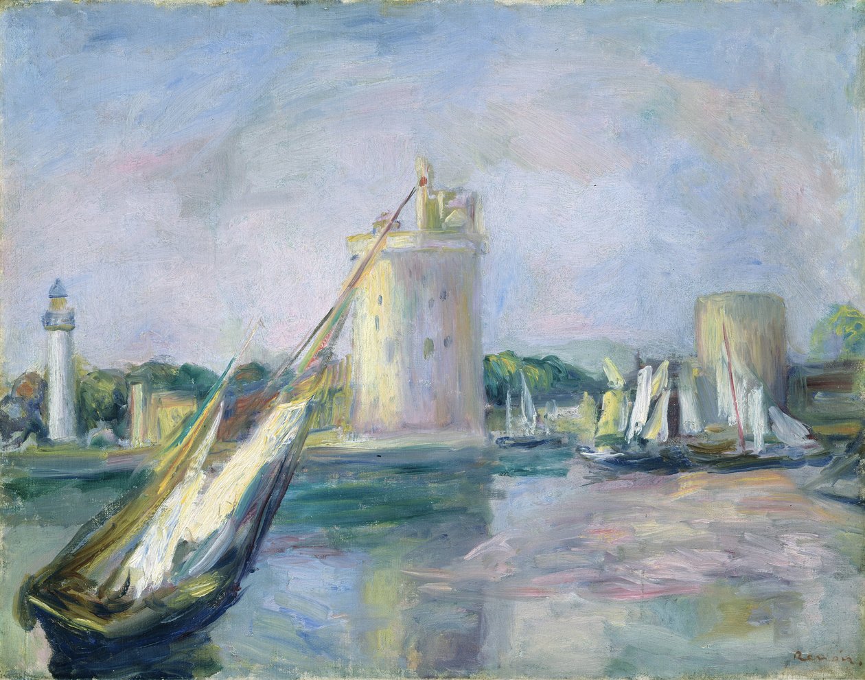 La Rochelles hamninlopp, 1896. av Pierre Auguste Renoir