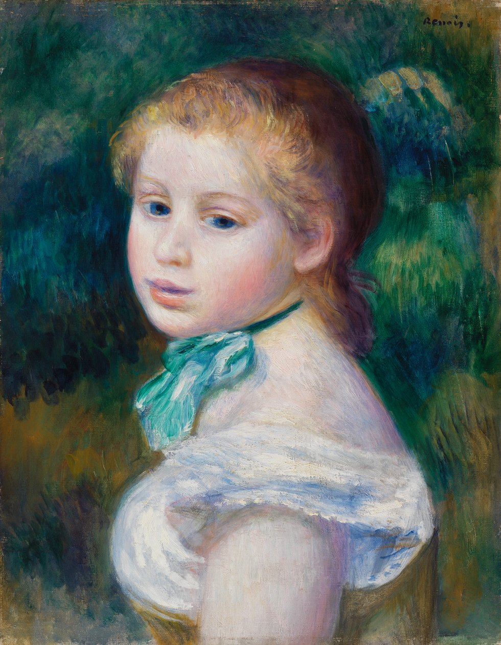 Chef för ung flicka av Pierre Auguste Renoir