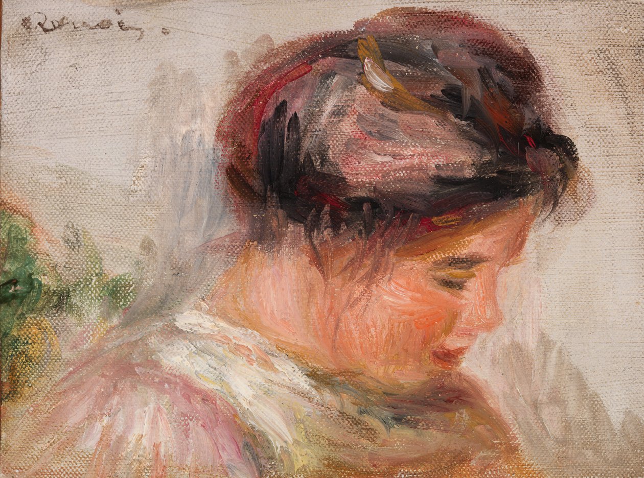 Chef för ung flicka av Pierre Auguste Renoir