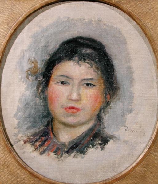 Chef för en ung kvinna av Pierre Auguste Renoir