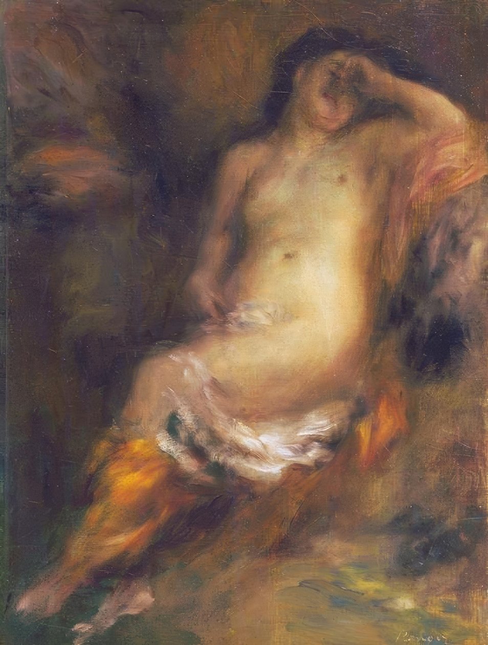 Badgäster förlorade i sömnen av Pierre Auguste Renoir