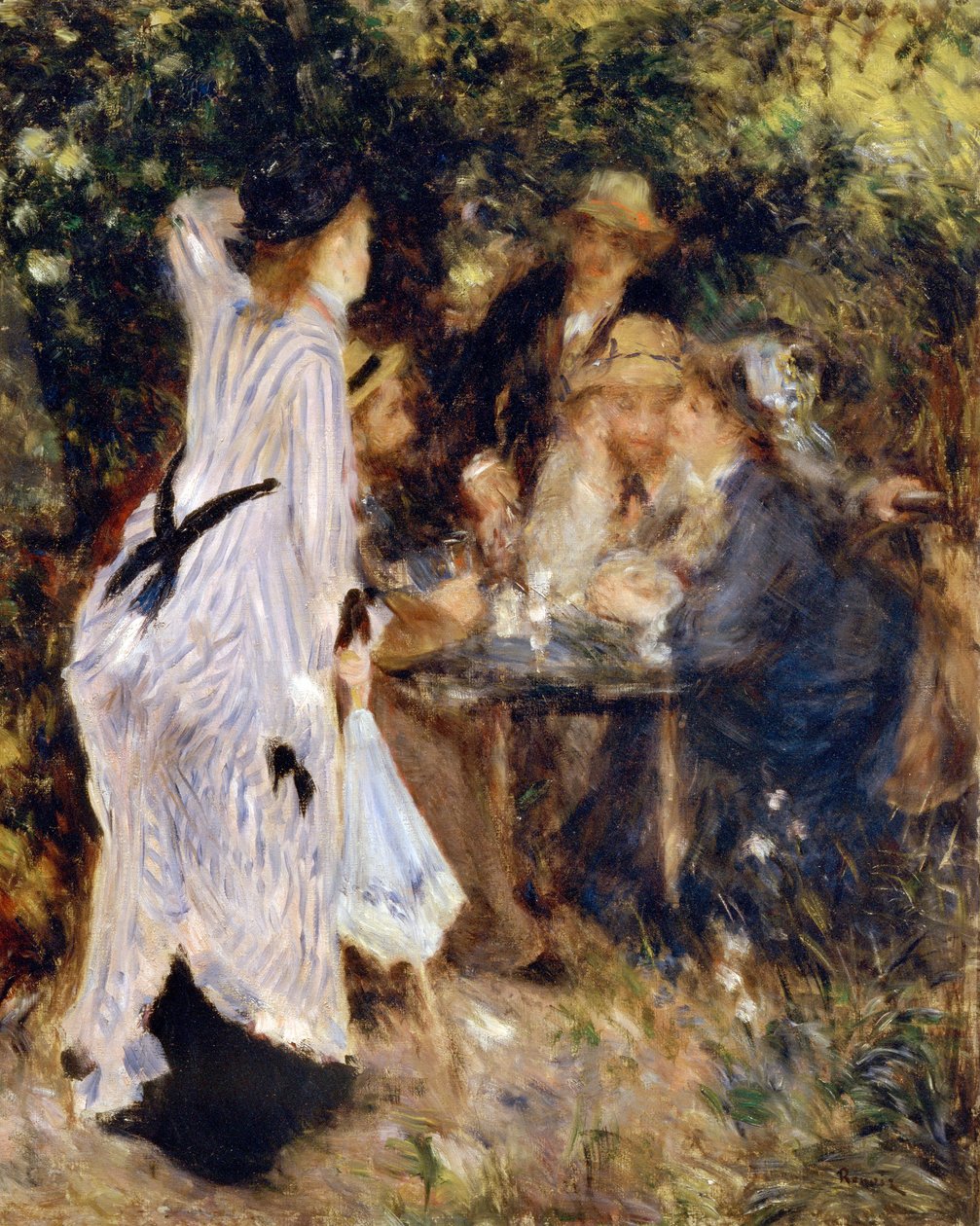 I trädgården Au Jardin du Moulin de la Galette, 1876. av Pierre Auguste Renoir