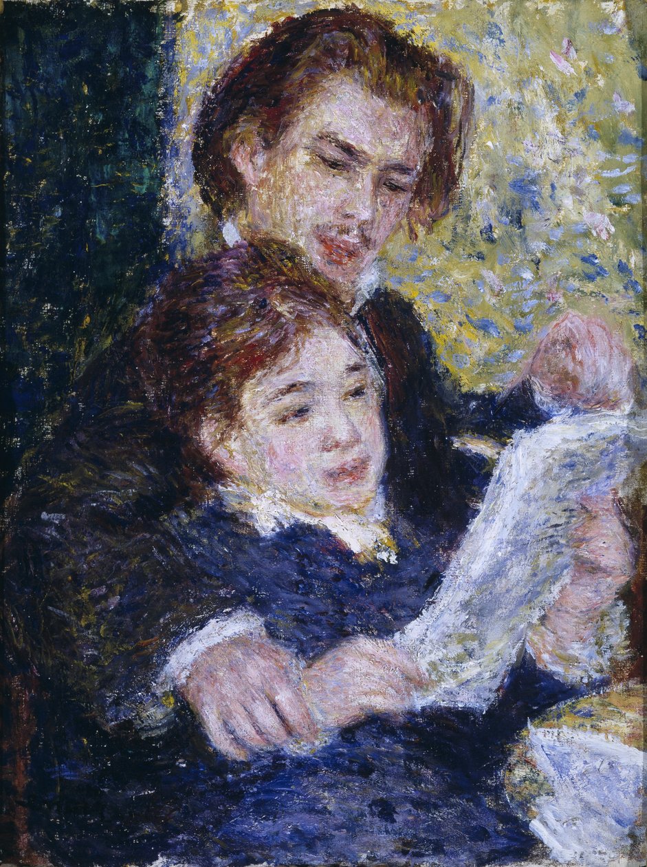I studion: Georges Riviere och Marguerite Legrand av Pierre Auguste Renoir