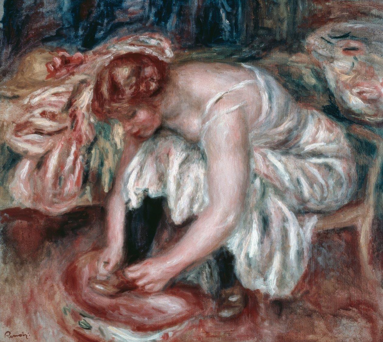 Trädgård vid Fontenay av Pierre Auguste Renoir